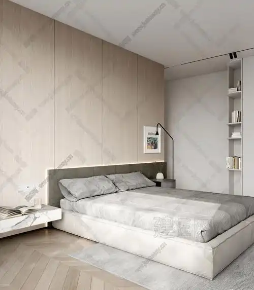 3d现代卧室模型下载_3d现代卧室max模型免费下载_建e室内设计网