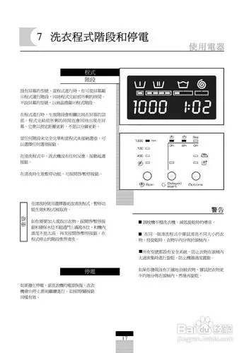 法国白朗wfk1018a型前置式洗衣机说明书:[2]