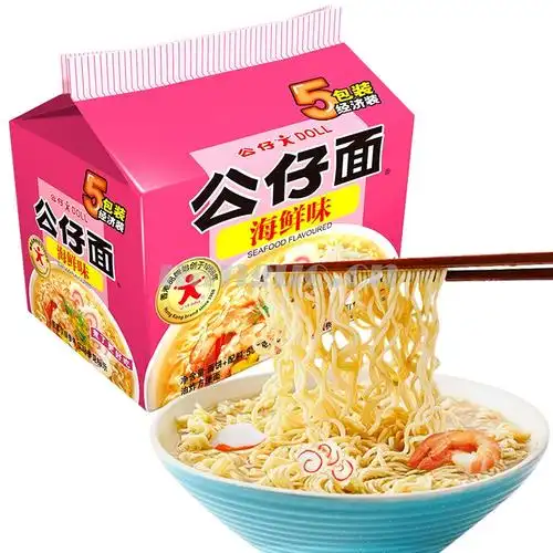 五连包公仔面(海鲜)