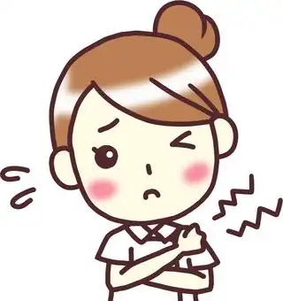 【女性白色衣服3】前倾_颈部僵硬