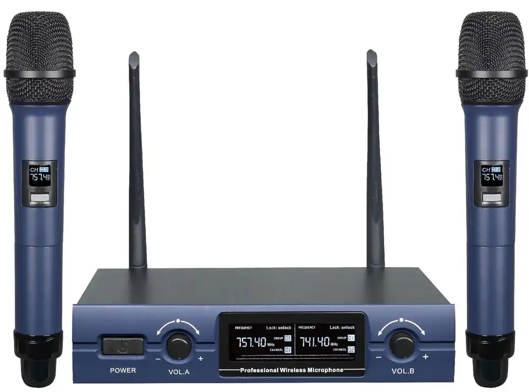 一拖二v段无线麦克风话筒.一拖二vhf无线麦克风,无线传输, - 抖音