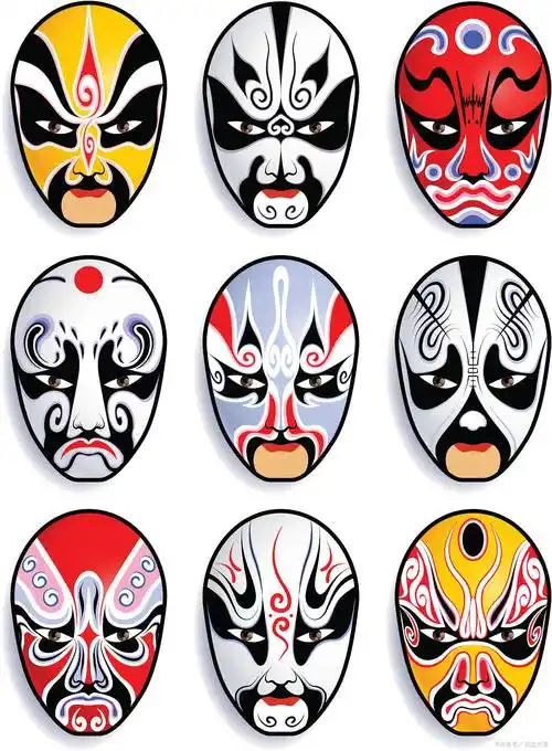 京戏脸谱的文化,老黄历网与你分享_图案_艺术_形状