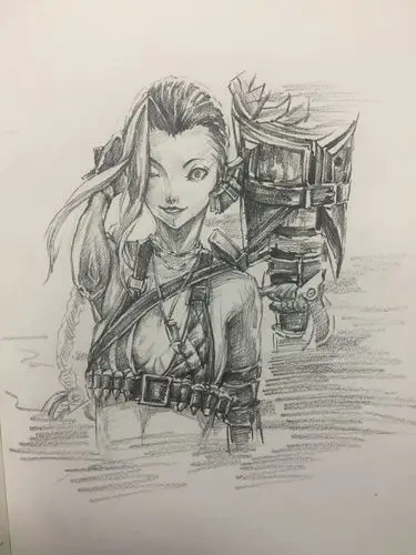 游戏角色速写练习