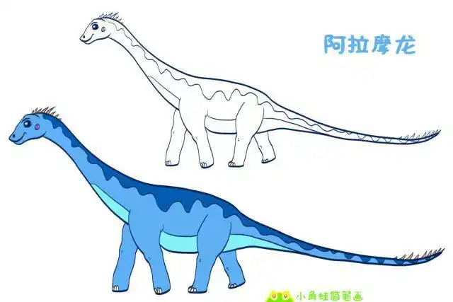 泰坦巨龙类恐龙介绍以及简笔画