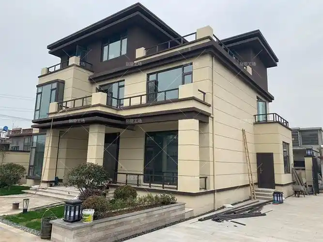 新中式三层别墅设计图效果图