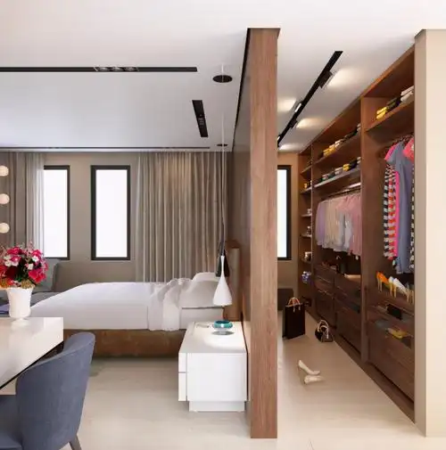 小卧室如何装衣帽间床前移抬高60cm省地好看