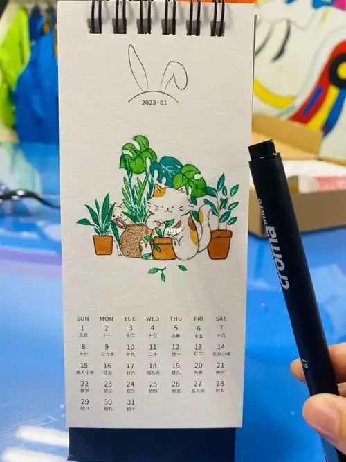 给自己画日历