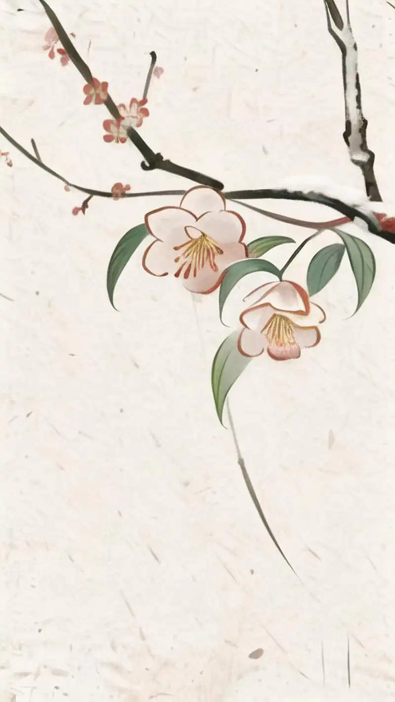 中国风背景图,展现梅花傲骨之美🌸