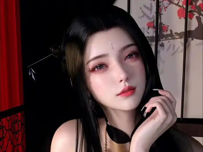 新到古风美女手办