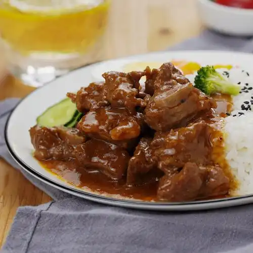 红烧排骨菜洋洋料理包200g10袋方便速食家商用外卖冷冻盖浇饭快餐