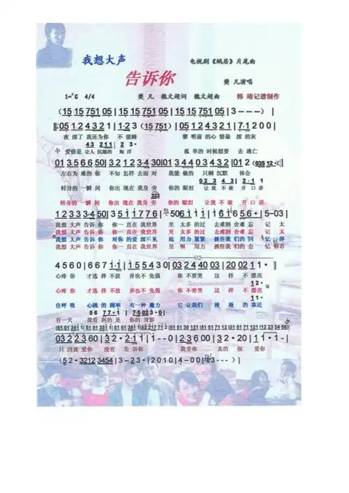 曲谱,吉他谱乐园 - 找图片尺寸2380x3368孤梦张哲瀚c调流行钢琴简谱