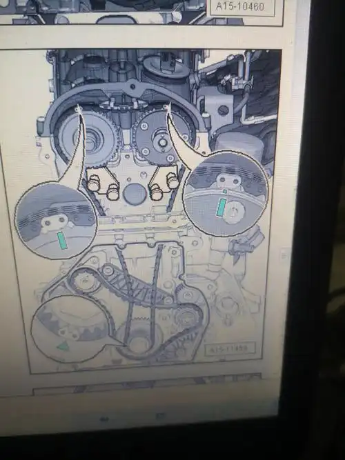 奥迪q5正时乱了怎么对