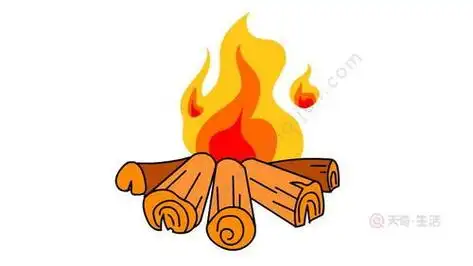 图火堆简笔画教程 露西学画画火堆要如何画 篝火火堆简笔画大全火堆简