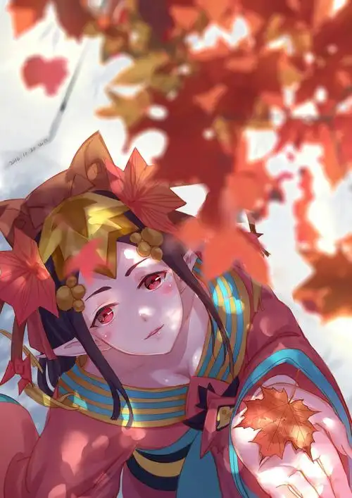 阴阳师 鬼女红叶 画师:山n 本作品pixiv id=59553969