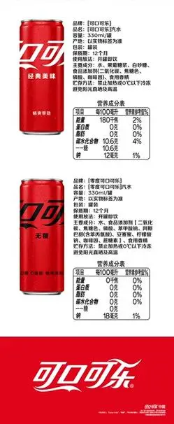 可口可乐碳酸饮料无糖摩登罐含汽饮料330mlx24罐整箱汽水0糖0脂_爱购