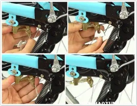 儿童自行车刹车怎么安装-儿童自行车刹车线安装图解,视频教程-好运