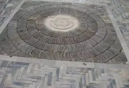 庭院铺装,一步一生莲