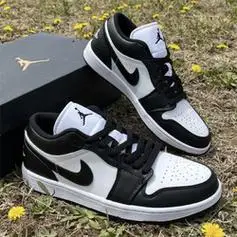 nike耐克airjordan1lowaj1黑白熊猫男女低帮复古休闲运动篮球鞋dc