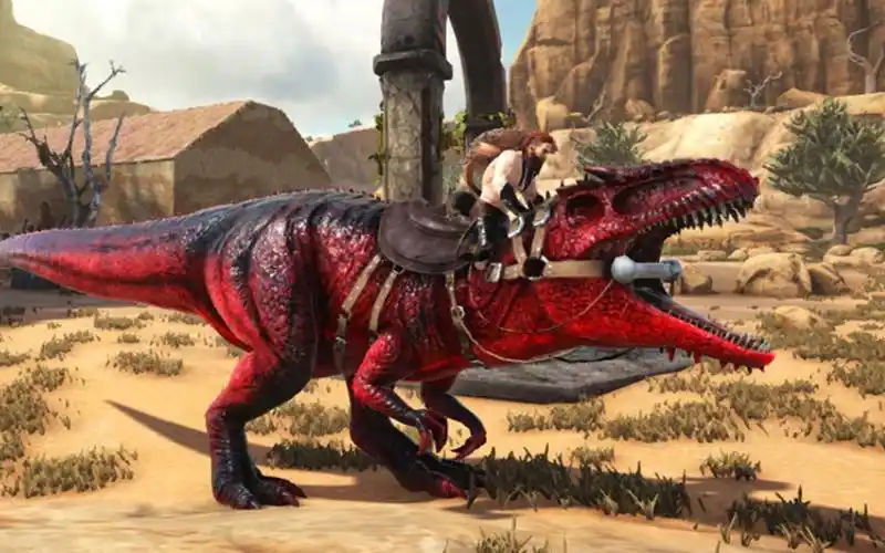 方舟生存进化:盖亚 24 降服领主级别的南方巨兽龙