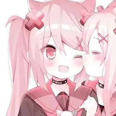 梨婉动漫闺蜜头像姐妹头像