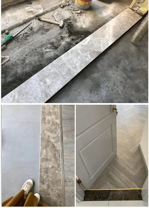 过门石天然大理石门槛石过门石人造石窗台石台面挡水条防滑石定做