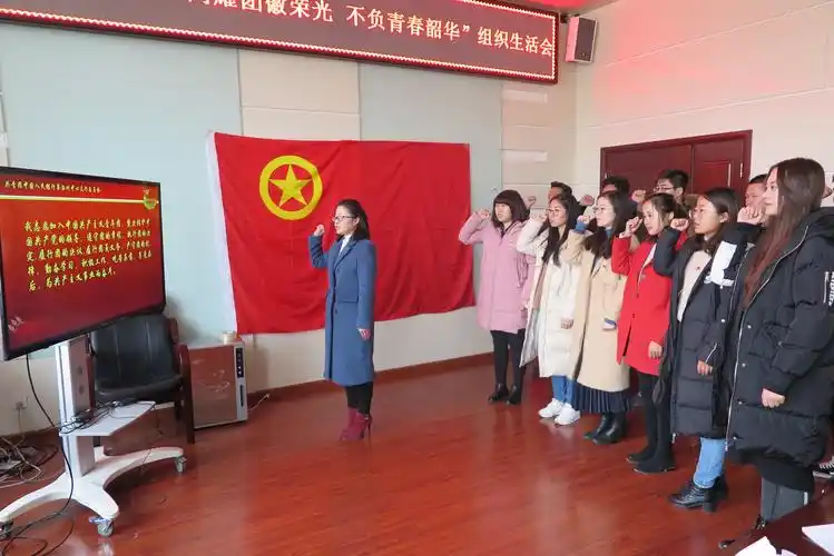 闪耀团徽荣光不负青春韶华—果洛中支团委组织召开2018年度团员组织