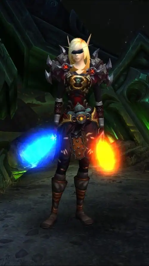 求一套好看的血精灵女皮甲幻化