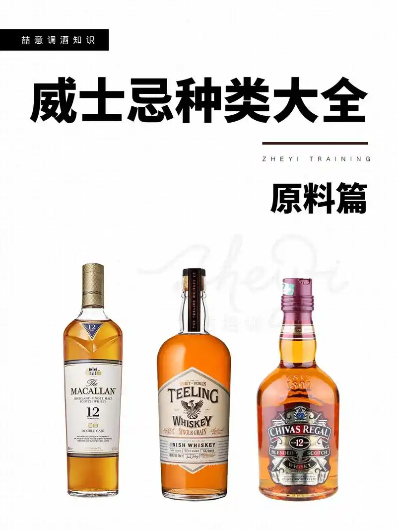 威士忌01种类大全①你对威士忌了解多少?