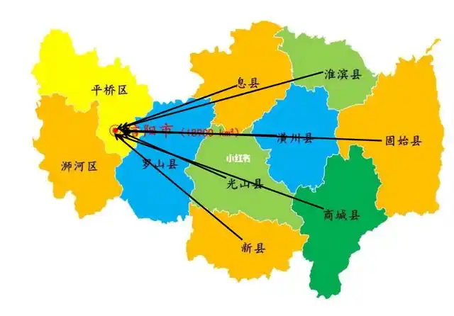 信阳市城区只有信高,信阳二高相对比较出色,而光山县有光山二高,固始