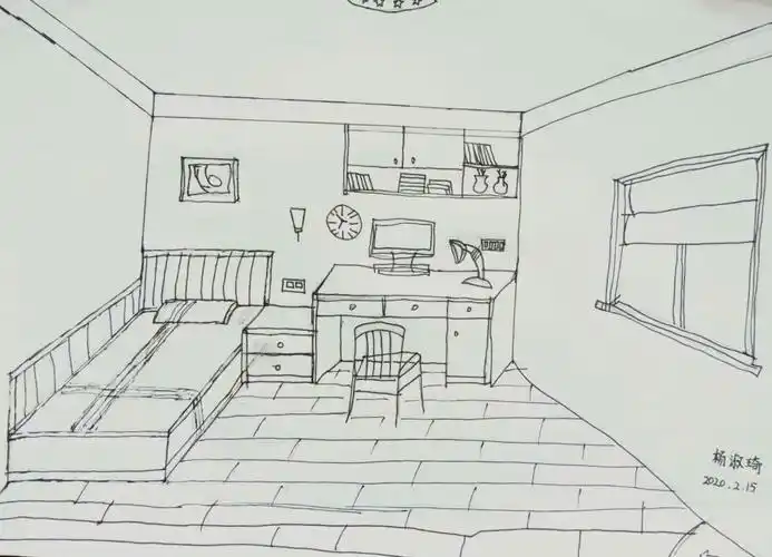 四下美术《房间的一角》优秀作业展(一)