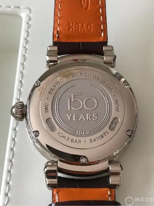 万国150周年达文西白金月相腕表