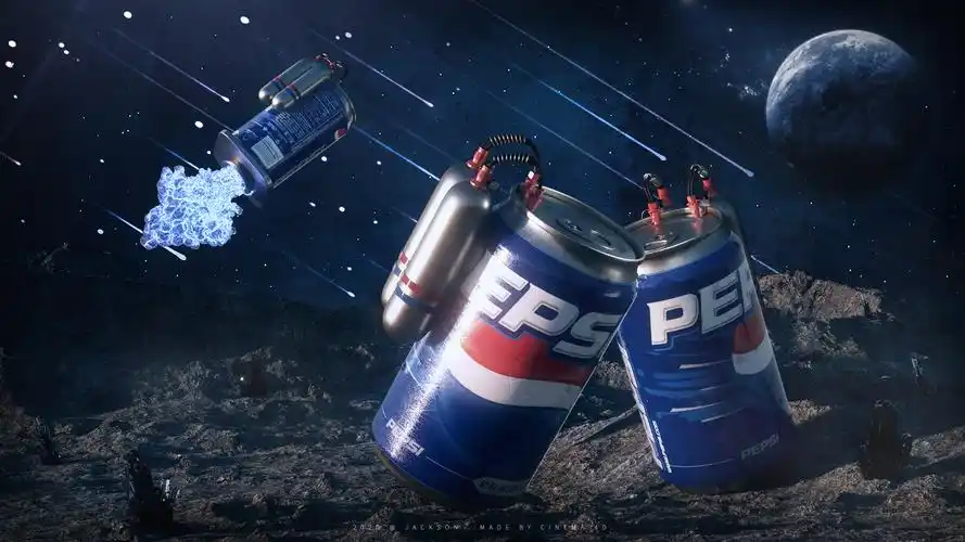 百事可乐概念场景