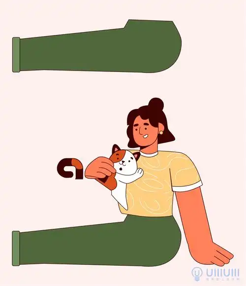 ai教程教你绘制矢量风格线条人物插画