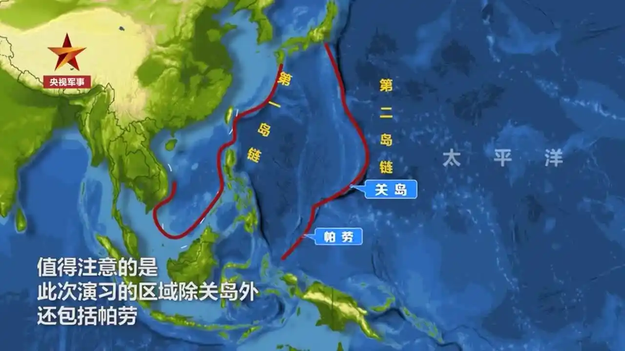岛链围堵超1万美军在关岛附近军演