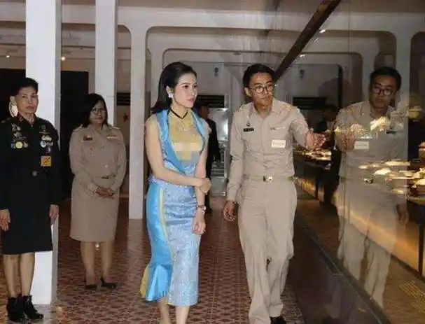 就算是宫装,诗妮娜也是最美的,用纯白上装配浅粉紫色