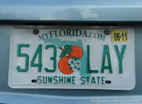 老美个性车牌花样多多(组图)