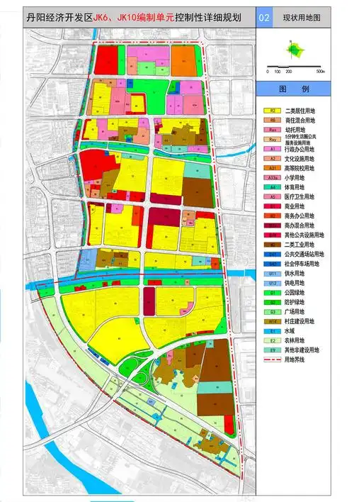 开发区jk6,jk10编制单元控制性详细规划批前公示_信息公开_丹阳市自然