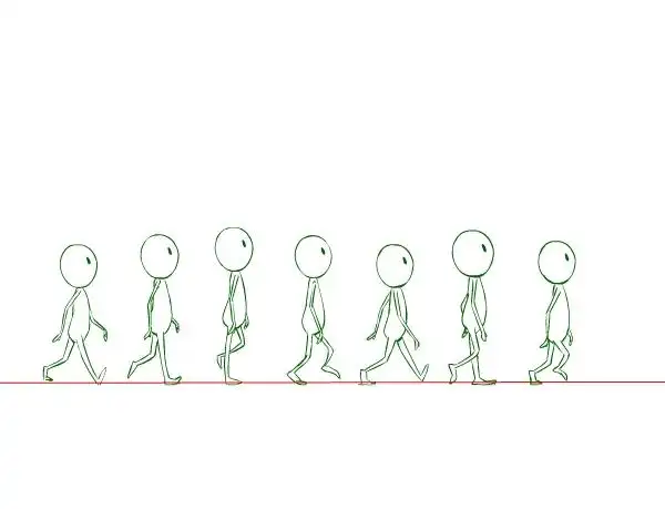 matlab绘制小人奔跑动图,如何做奔跑的小人运动规律-动画初学者入门