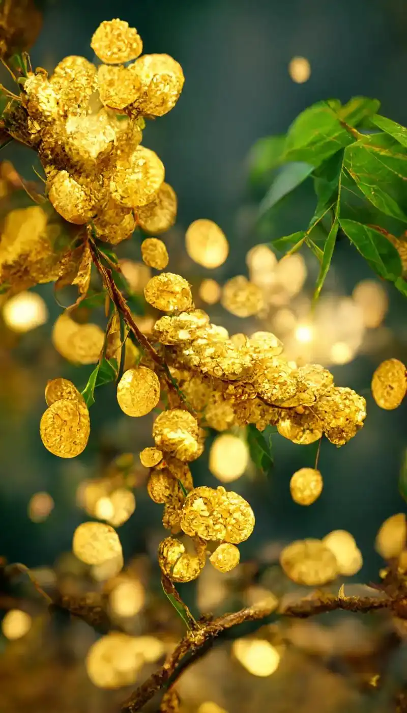 当你看到这组金树,好运马上就来喽哦!评论区留言～时来运 - 抖音