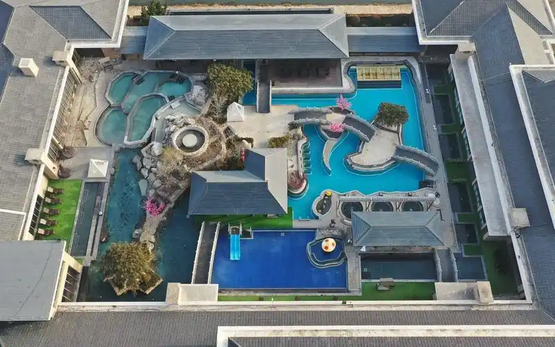 大连铭湖温泉度假区360°航拍(2023.3.7)