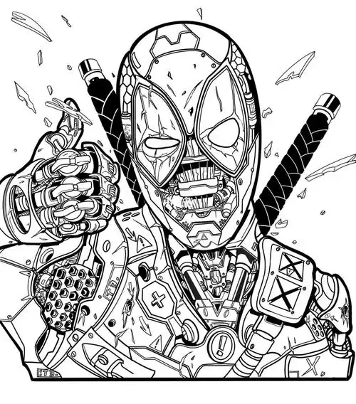 死侍05插画打卡练习