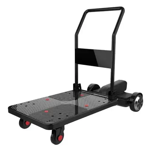 小动体感电动手推车阿斯卡利买菜快递载货平板车仓库推车小型搬运车