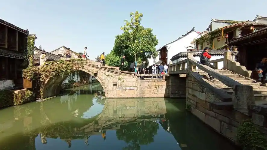 古镇周庄的双桥