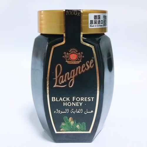 德国原装进口琅尼斯天然黑森林蜂蜜1000g/瓶langnese黑森林蜂蜜