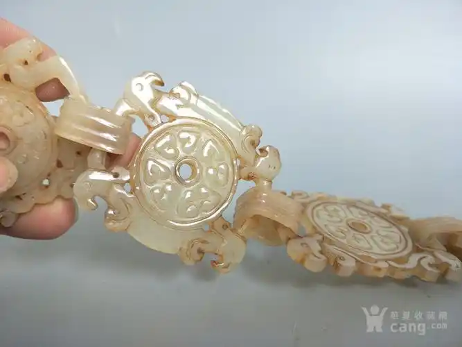 古玉战汉和田玉腰带一套