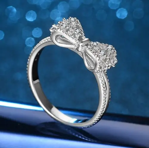 骏发蝴蝶结戒指设计主图2
