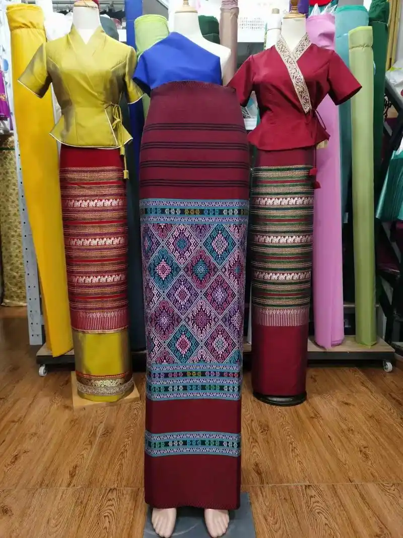 高仿手工裙好看不贵[色][色]#手工裙 #傣族服装 #民族风 - 抖音