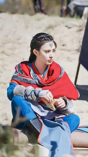 《东宫》彭小苒蓝衣造型欣赏,美得让人心动,可惜了没有大火!