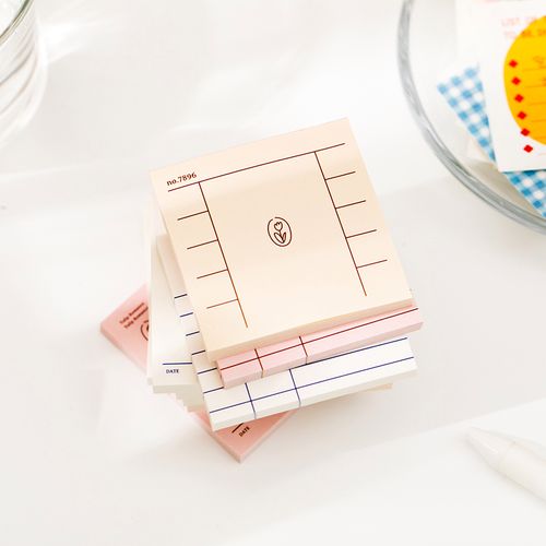 盐系便签本套装粘性仓敷风云云朵打卡留言桌面便签本