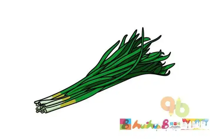 简笔画韭菜花怎么画 简笔画图片大全-普车都